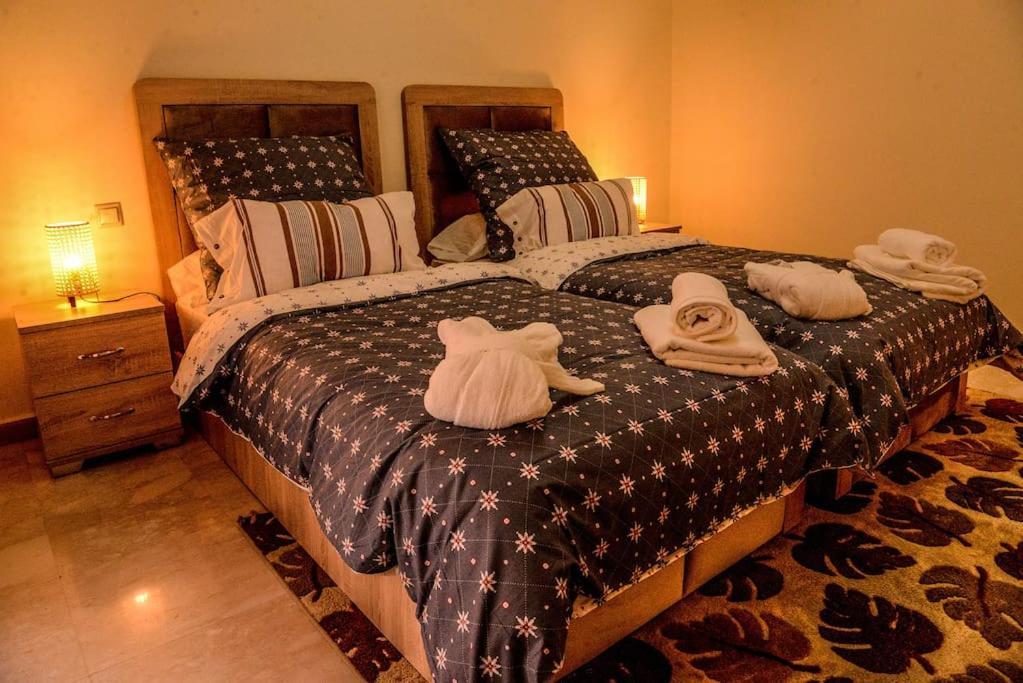 Schone Ferienwohnung: Poolblick und Terrasse nahe Majorelle Garden Marrakesh Exterior photo